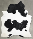 Black and White X-Large Brazilian Cowhide Rug 7'5"H x 5'10"W #A54339 by Hudson Hides