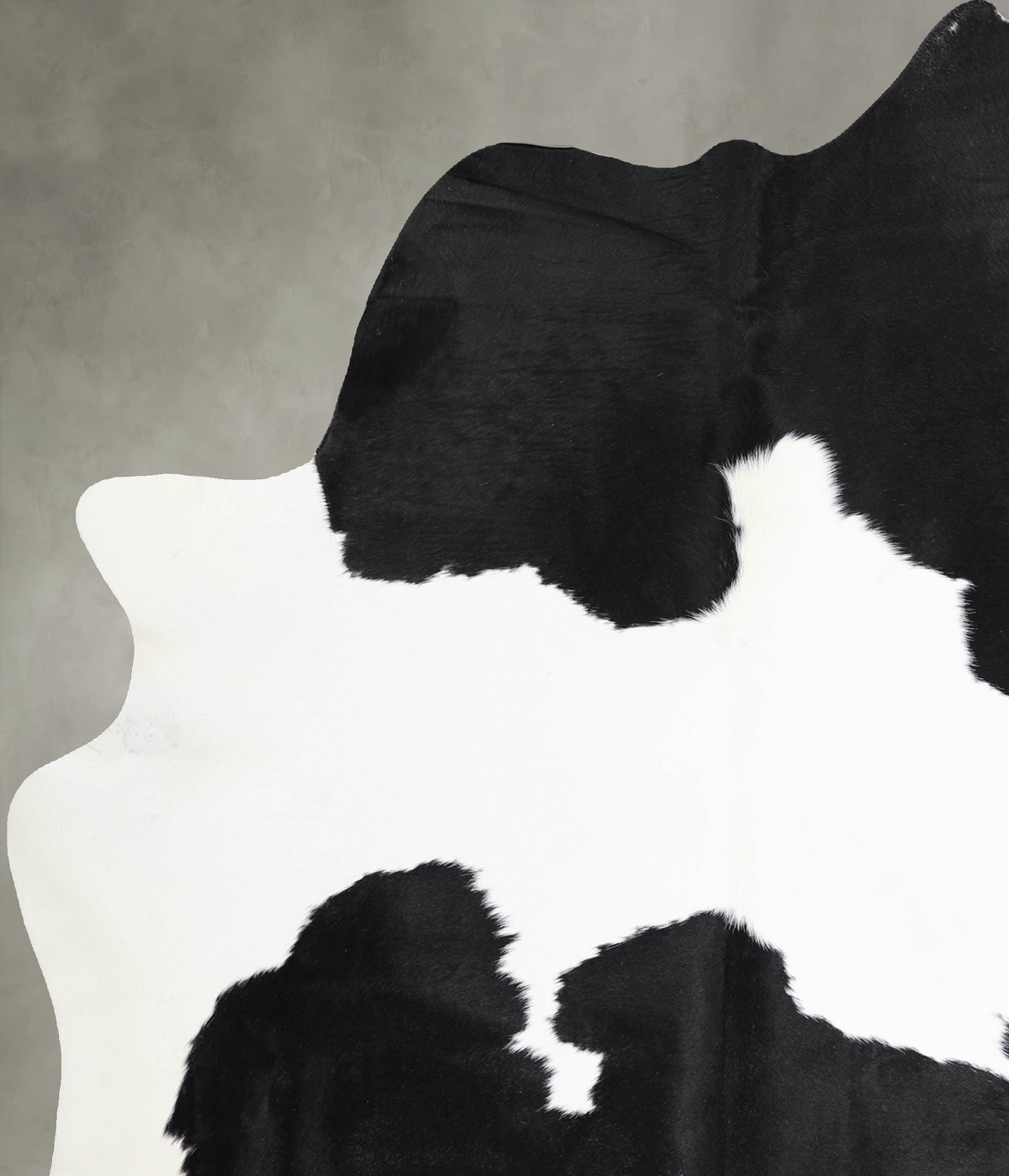Black and White X-Large Brazilian Cowhide Rug 7'5"H x 5'10"W #A54339 by Hudson Hides