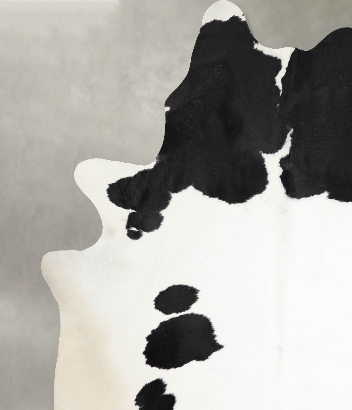 Black and White XX-Large Brazilian Cowhide Rug 8'6"H x 6'11"W #A54340 by Hudson Hides