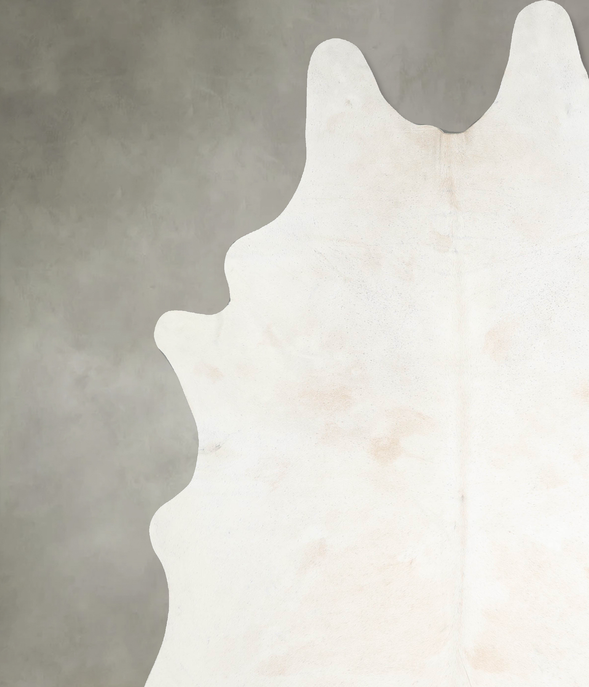Ivory with Beige XX-Large Brazilian Cowhide Rug 9'1"H x 7'4"W #A54341 by Hudson Hides