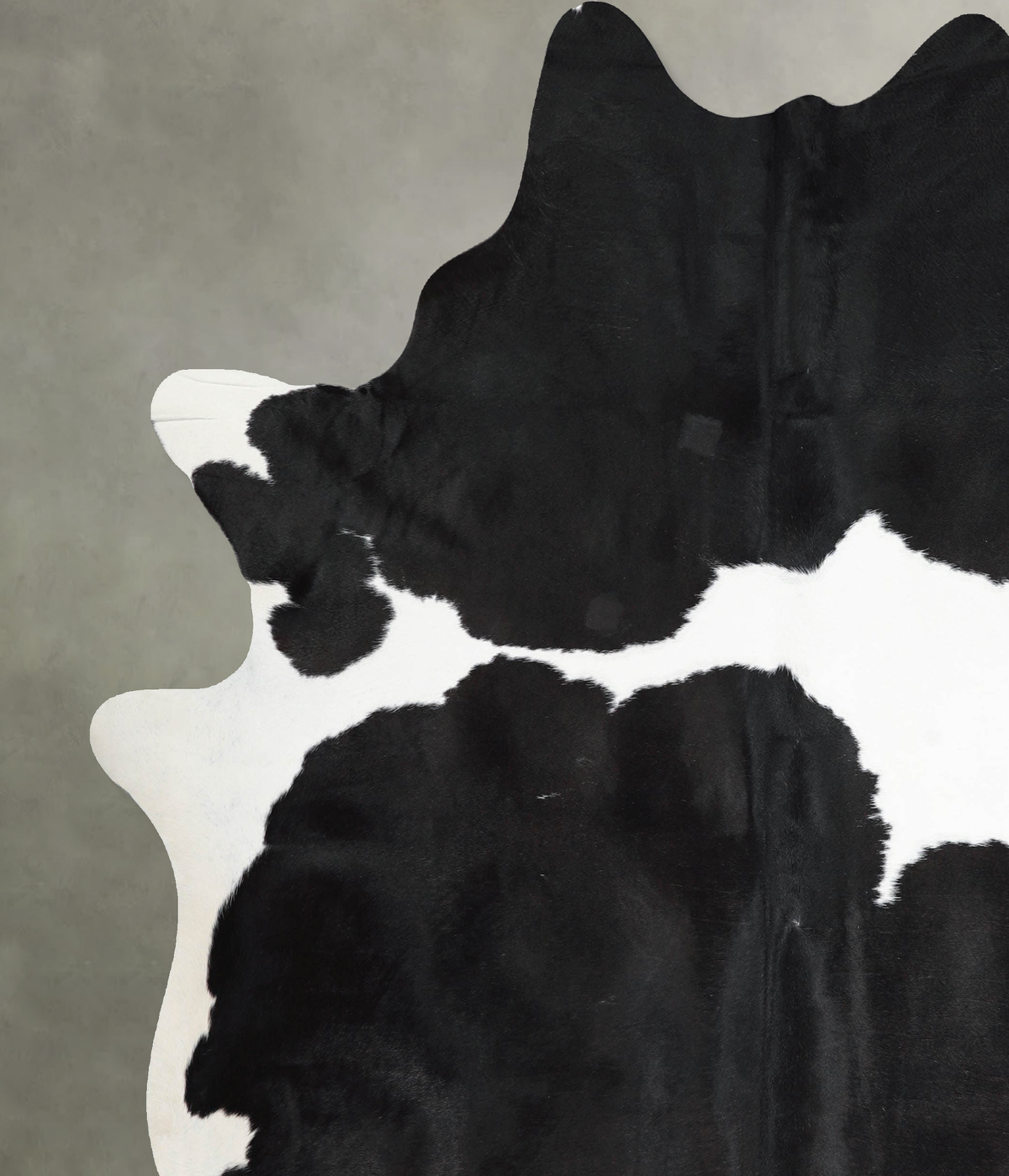 Black and White XX-Large Brazilian Cowhide Rug 7'10"H x 6'6"W #A54344 by Hudson Hides