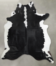 Black and White XX-Large Brazilian Cowhide Rug 7'8"H x 6'9"W #A54346 by Hudson Hides