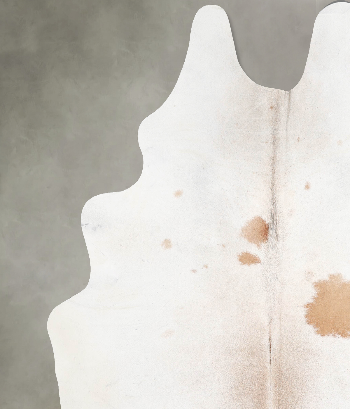 Grey with Beige XX-Large Brazilian Cowhide Rug 7'11"H x 6'4"W #A54356 by Hudson Hides