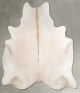 Beige XX-Large Brazilian Cowhide Rug 7'7"H x 6'8"W #A54367 by Hudson Hides