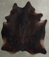 Chocolate XX-Large Brazilian Cowhide Rug 7'8"H x 6'7"W #A54374 by Hudson Hides