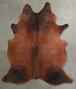 Warm Caramel X-Large Brazilian Cowhide Rug 7'4"H x 6'6"W #A54378 by Hudson Hides