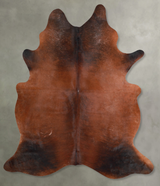 Warm Caramel X-Large Brazilian Cowhide Rug 7'4"H x 6'6"W #A54378 by Hudson Hides