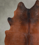Warm Caramel X-Large Brazilian Cowhide Rug 7'4"H x 6'6"W #A54378 by Hudson Hides