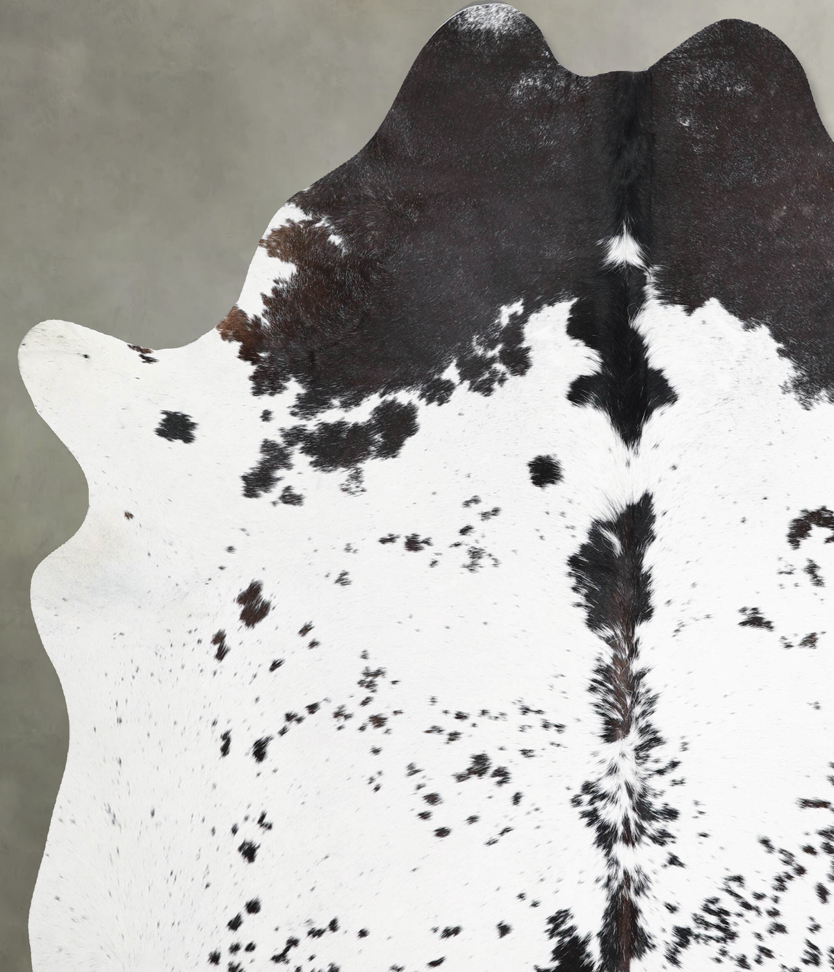 Chocolate and White X-Large Brazilian Cowhide Rug 7'7"H x 6'3"W #A54391 by Hudson Hides