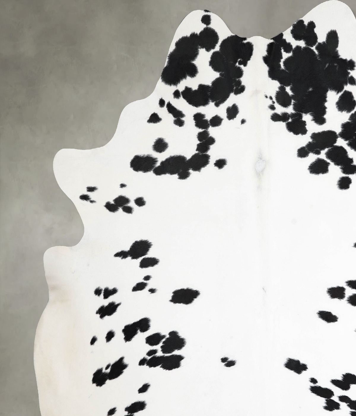 Black and White XX-Large Brazilian Cowhide Rug 8'11"H x 7'9"W #A54397 by Hudson Hides