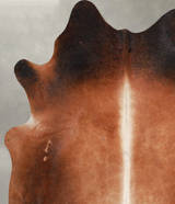 Warm Caramel X-Large Brazilian Cowhide Rug 6'9"H x 6'3"W #A54402 by Hudson Hides