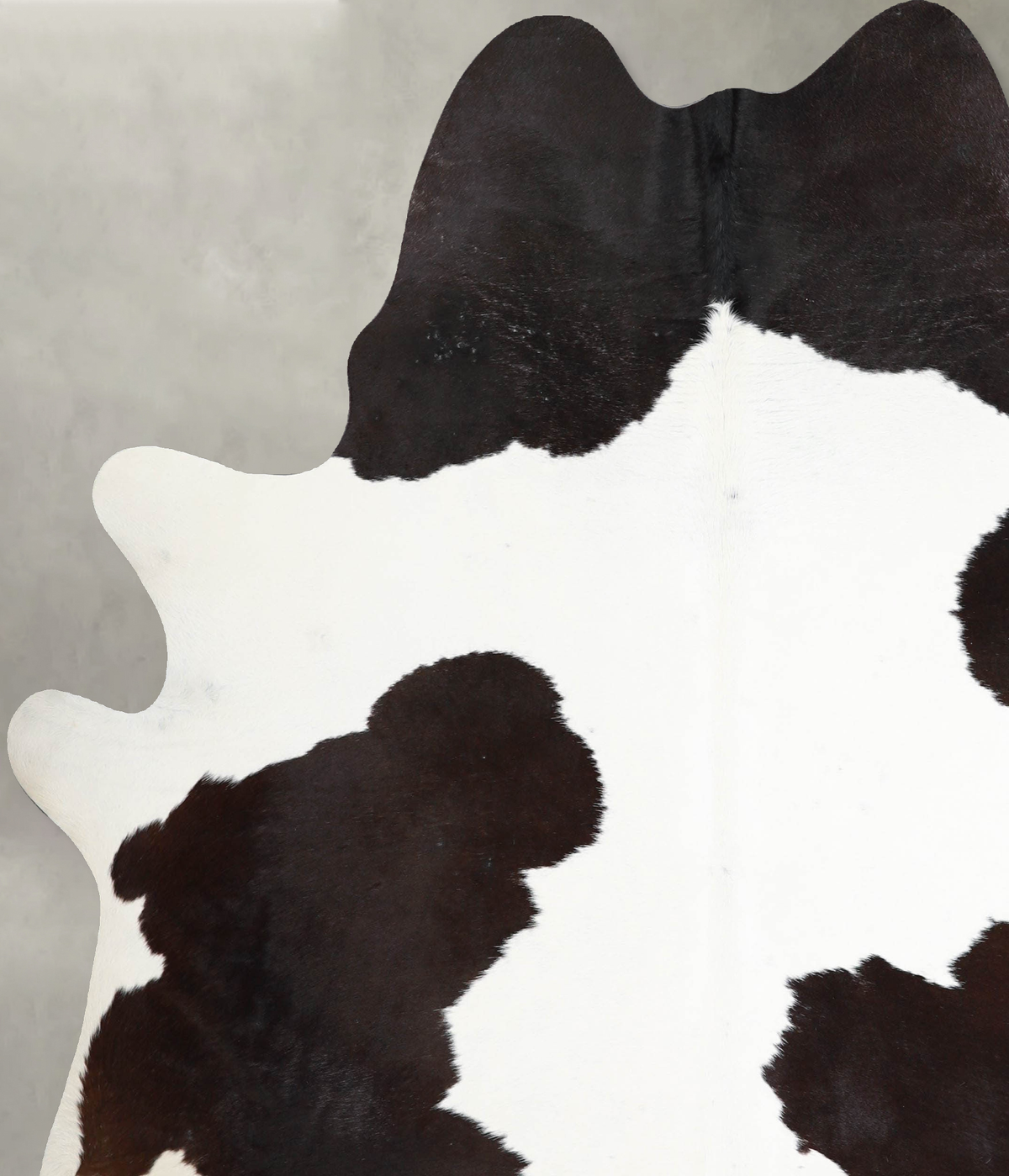 Black and White XX-Large Brazilian Cowhide Rug 7'7"H x 6'7"W #A54409 by Hudson Hides