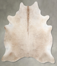 Champagne X-Large Brazilian Cowhide Rug 6'9"H x 6'6"W #A54418 by Hudson Hides