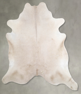 Champagne XX-Large Brazilian Cowhide Rug 7'10"H x 7'2"W #A54419 by Hudson Hides