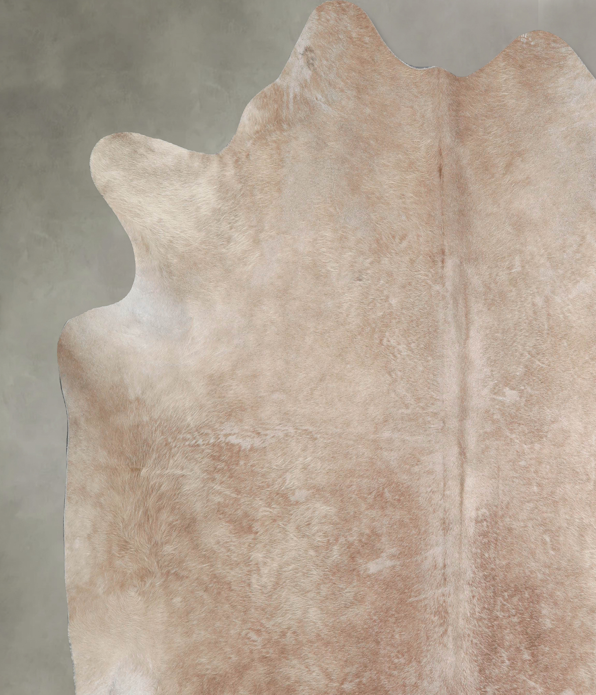 Taupe XX-Large Brazilian Cowhide Rug 7'3"H x 7'1"W #A54420 by Hudson Hides