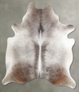 Medium Grey X-Large Brazilian Cowhide Rug 7'3"H x 6'4"W #A54421 by Hudson Hides