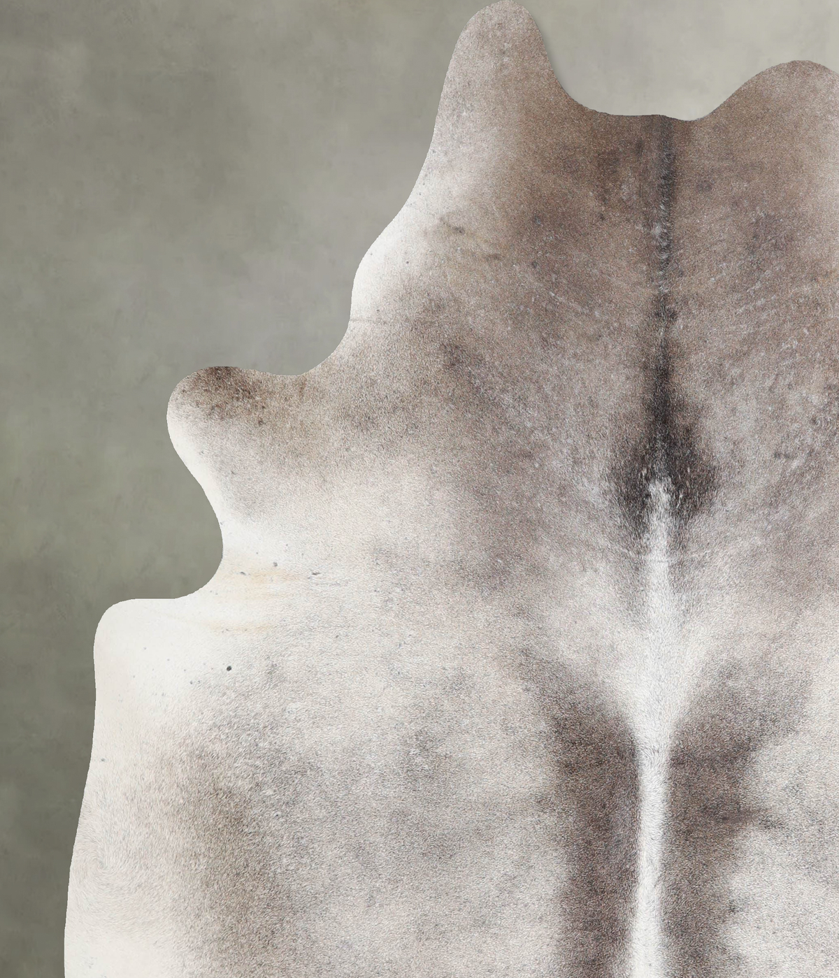 Medium Grey X-Large Brazilian Cowhide Rug 7'3"H x 6'4"W #A54421 by Hudson Hides