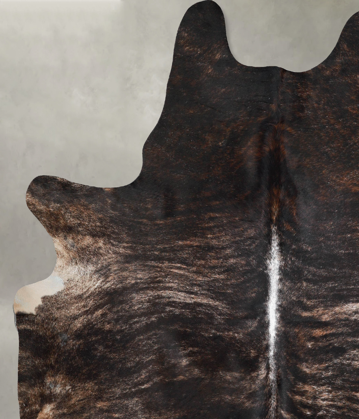 Dark Brindle XX-Large Brazilian Cowhide Rug 8'0"H x 6'5"W #A54422 by Hudson Hides