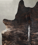 Dark Brindle XX-Large Brazilian Cowhide Rug 8'0"H x 6'5"W #A54422 by Hudson Hides