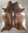 Chocolate XX-Large Brazilian Cowhide Rug 8'0"H x 6'9"W #A54426 by Hudson Hides