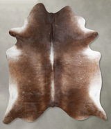 Chocolate XX-Large Brazilian Cowhide Rug 8'0"H x 6'9"W #A54426 by Hudson Hides