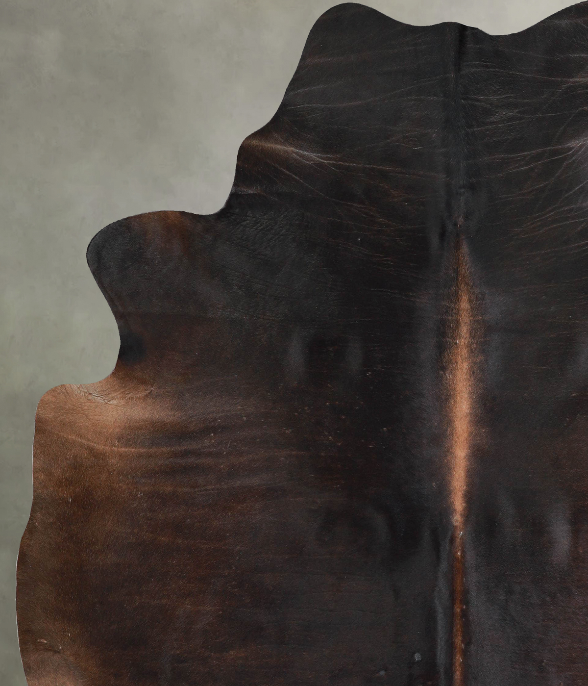 Chocolate X-Large Brazilian Cowhide Rug 7'6"H x 5'11"W #A54431 by Hudson Hides