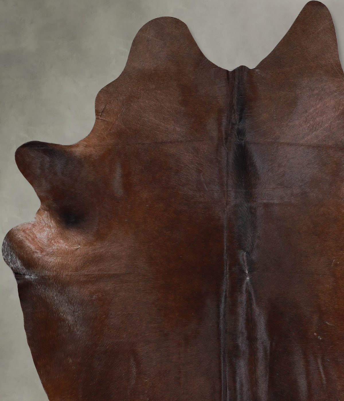 Chocolate X-Large Brazilian Cowhide Rug 7'10"H x 6'4"W #A54433 by Hudson Hides