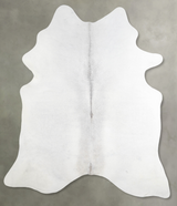 Medium Grey X-Large Brazilian Cowhide Rug 7'7"H x 6'2"W #A54434 by Hudson Hides