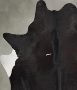 Black and White XX-Large Brazilian Cowhide Rug 8'1"H x 6'7"W #A54442 by Hudson Hides