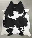 Black and White X-Large Brazilian Cowhide Rug 7'11"H x 6'2"W #A54443 by Hudson Hides