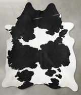 Black and White X-Large Brazilian Cowhide Rug 7'11"H x 6'2"W #A54443 by Hudson Hides