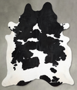 Black and White XX-Large Brazilian Cowhide Rug 8'6"H x 7'4"W #A54446 by Hudson Hides