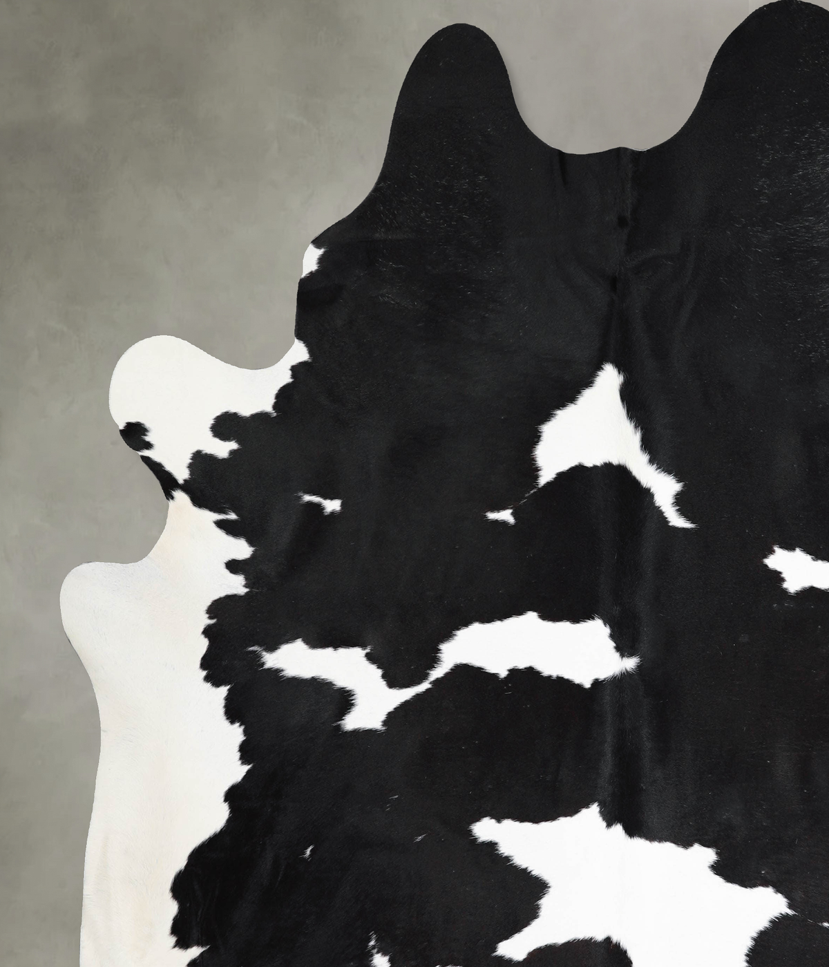 Black and White XX-Large Brazilian Cowhide Rug 8'6"H x 7'4"W #A54446 by Hudson Hides