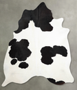 Black and White X-Large Brazilian Cowhide Rug 7'6"H x 6'8"W #A54451 by Hudson Hides
