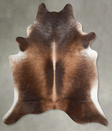 Chocolate XX-Large Brazilian Cowhide Rug 8'0"H x 7'1"W #A54455 by Hudson Hides