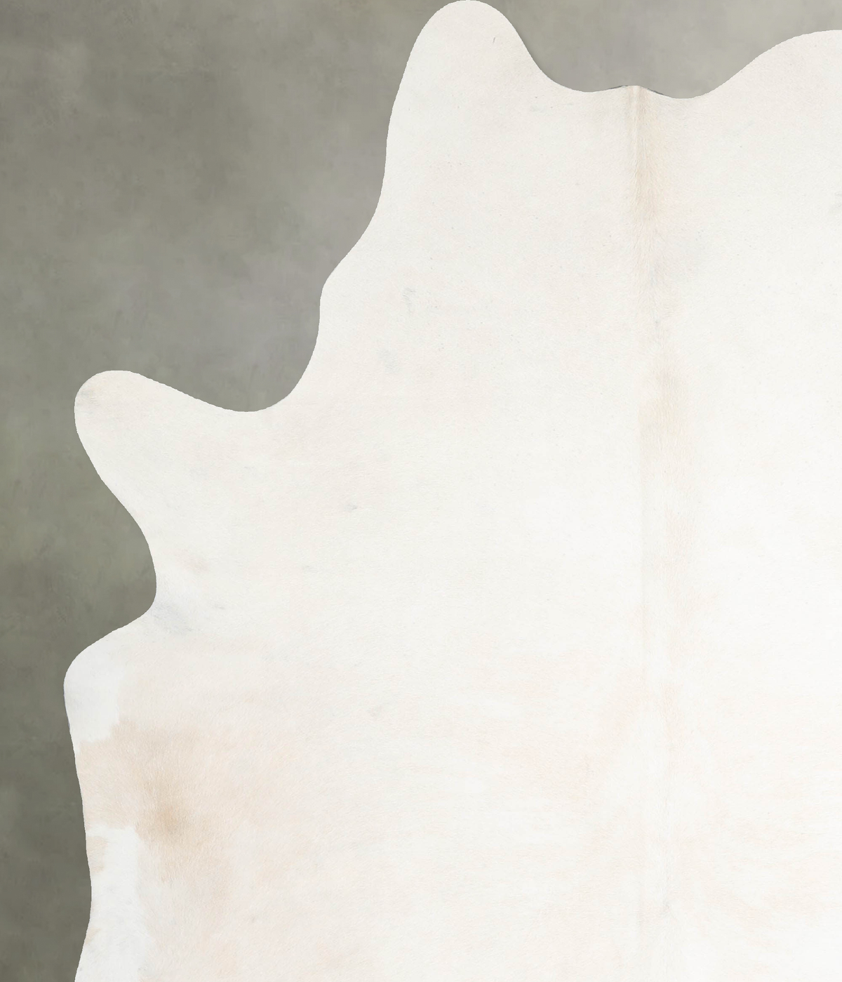 Ivory with Beige X-Large Brazilian Cowhide Rug 7'9"H x 6'2"W #A54459 by Hudson Hides