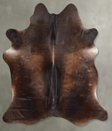 Chocolate X-Large Brazilian Cowhide Rug 7'3"H x 6'0"W #A54460 by Hudson Hides
