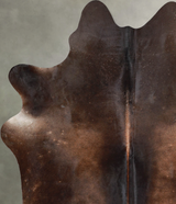 Chocolate X-Large Brazilian Cowhide Rug 7'3"H x 6'0"W #A54460 by Hudson Hides
