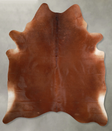 Solid Brown X-Large Brazilian Cowhide Rug 7'5"H x 5'11"W #A54462 by Hudson Hides