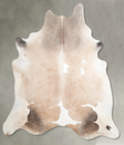 Taupe X-Large Brazilian Cowhide Rug 7'5"H x 6'8"W #A54465 by Hudson Hides
