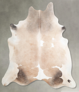 Taupe X-Large Brazilian Cowhide Rug 7'5"H x 6'8"W #A54465 by Hudson Hides
