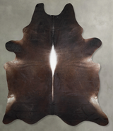 Chocolate XX-Large Brazilian Cowhide Rug 9'7"H x 7'5"W #A54468 by Hudson Hides