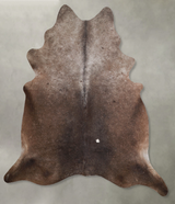 Taupe XX-Large Brazilian Cowhide Rug 7'10"H x 6'9"W #A54472 by Hudson Hides