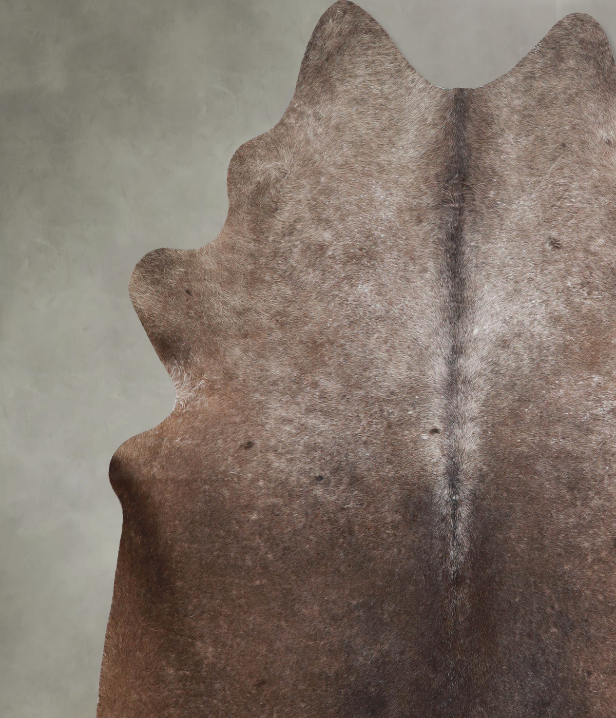 Taupe XX-Large Brazilian Cowhide Rug 7'10"H x 6'9"W #A54472 by Hudson Hides