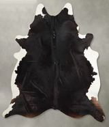 Black and White XX-Large Brazilian Cowhide Rug 7'11"H x 6'7"W #A54474 by Hudson Hides