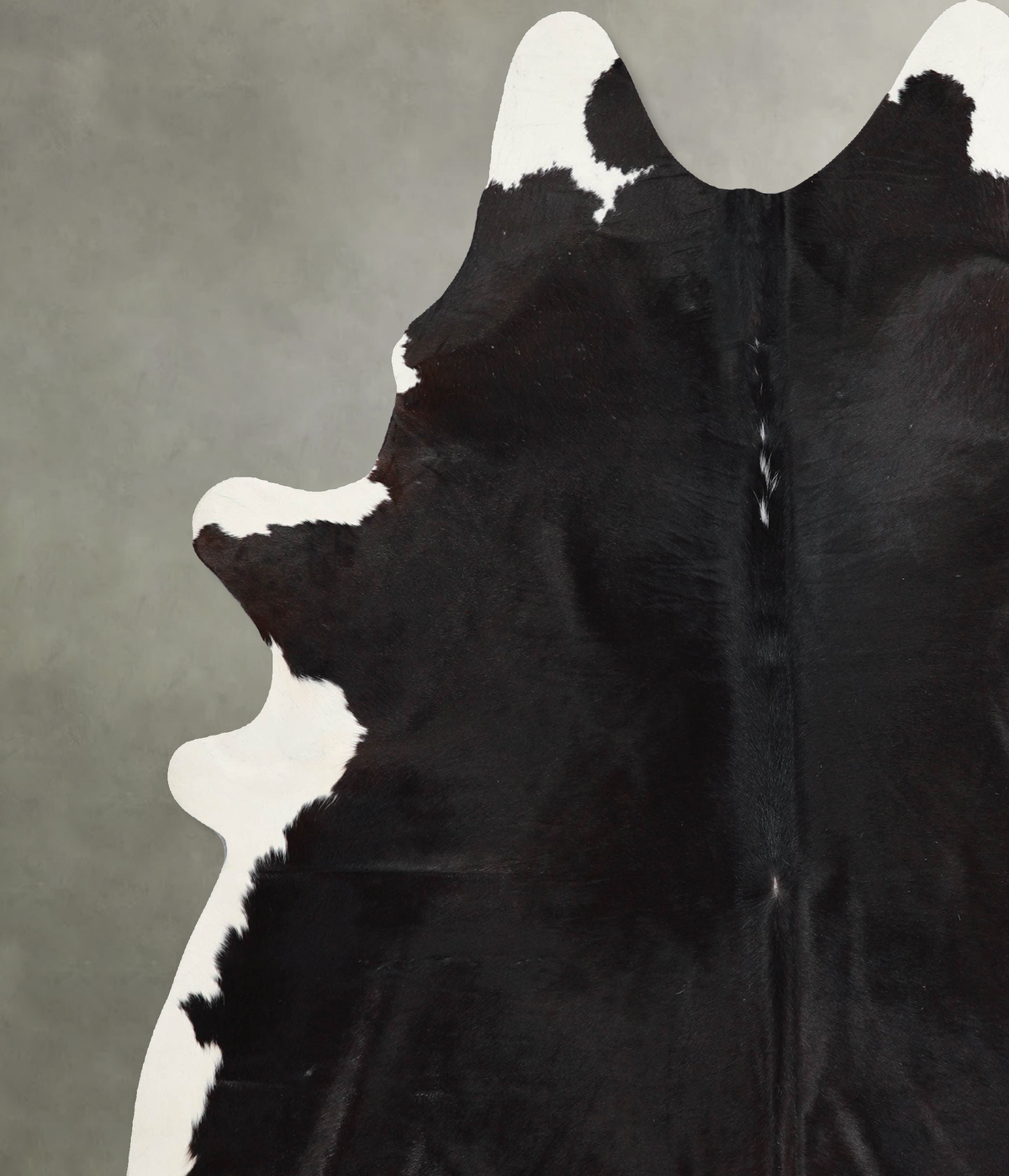 Black and White XX-Large Brazilian Cowhide Rug 7'11"H x 6'7"W #A54474 by Hudson Hides