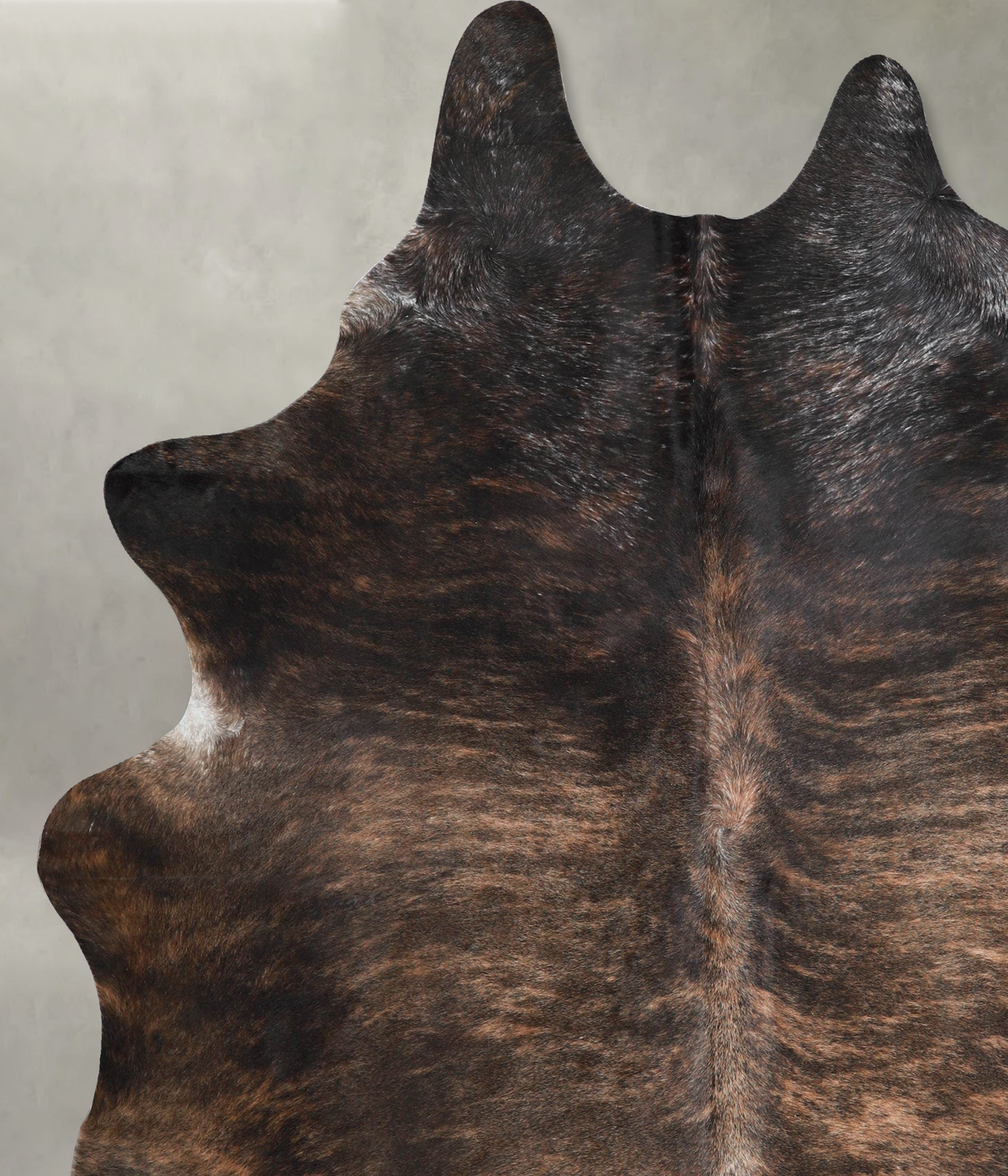 Dark Brindle XX-Large Brazilian Cowhide Rug 8'4"H x 7'0"W #A54476 by Hudson Hides