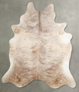 Light Brindle X-Large Brazilian Cowhide Rug 7'4"H x 6'7"W #A54481 by Hudson Hides