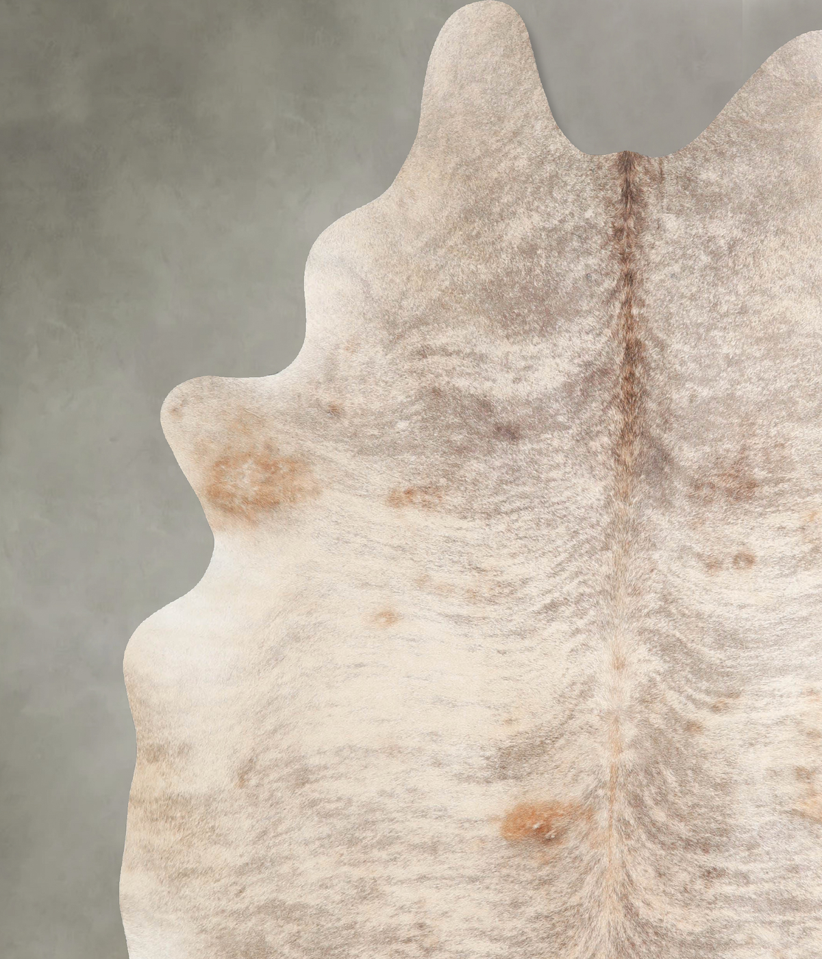 Light Brindle X-Large Brazilian Cowhide Rug 7'4"H x 6'7"W #A54481 by Hudson Hides