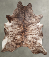 Light Brindle XX-Large Brazilian Cowhide Rug 8'0"H x 6'9"W #A54482 by Hudson Hides